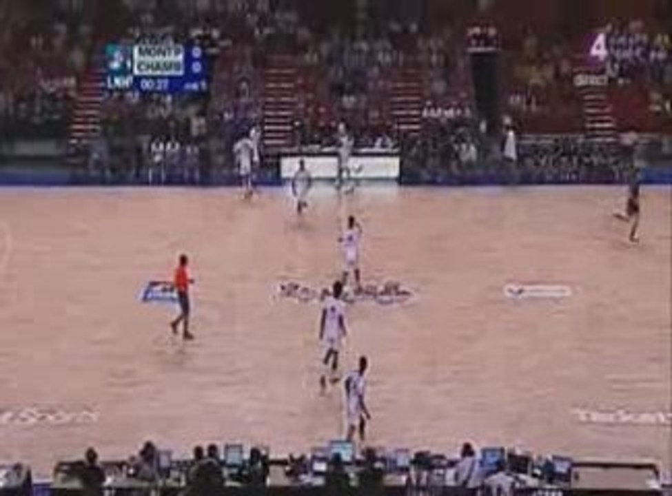 Tir dans le dos Grégoire Détrez ( Montpellier - Chambéry )