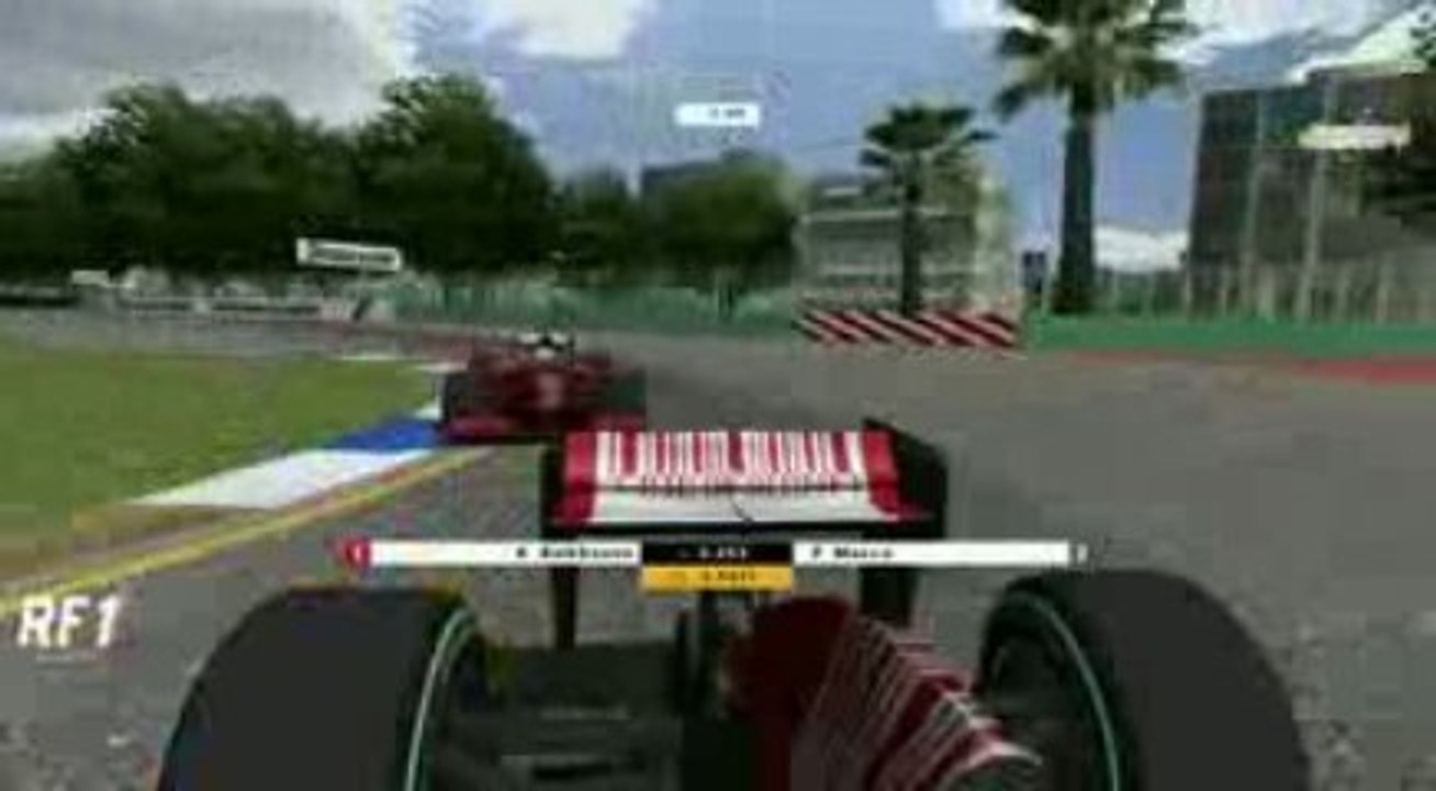 Ferrari f1 2009 Massa contre Raikkonen