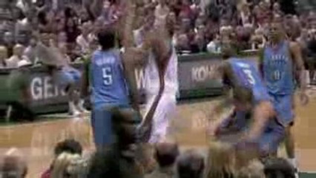 NBA Dan Gadzuric moves everyone out of the way and flushes i