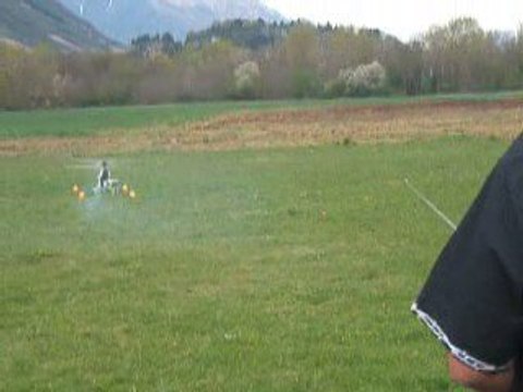 Le Raptor 50 et son pilote