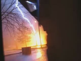 La foudre filmée par surprise