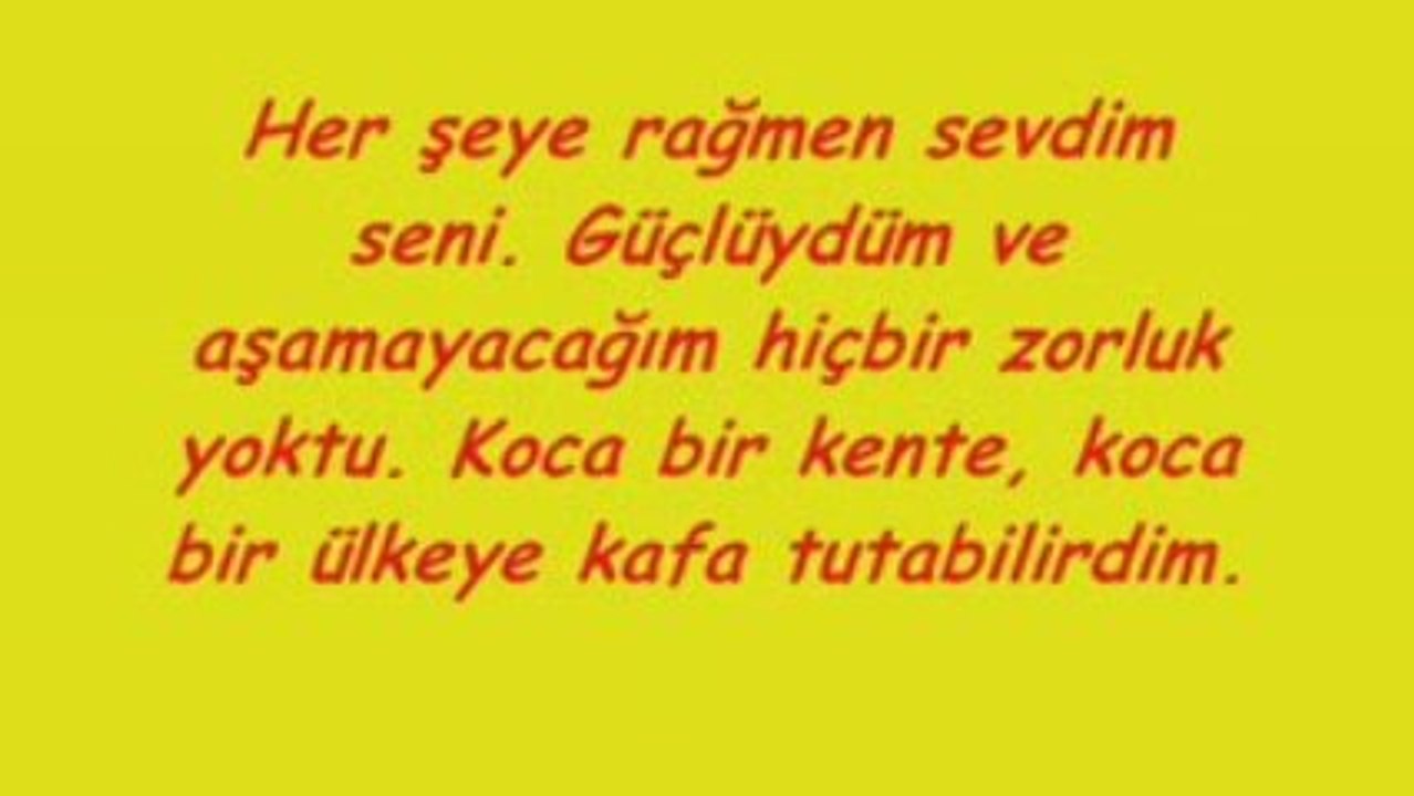 Ben Böyle Sevdim İşte