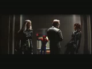 Spiderman visits X-Men2 set