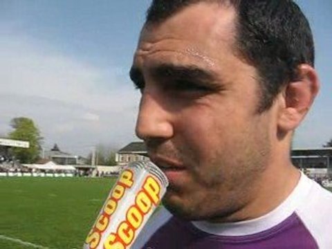 Reaction Bertrand Aurignac (USB) après Bourg-Pau, Pro D2