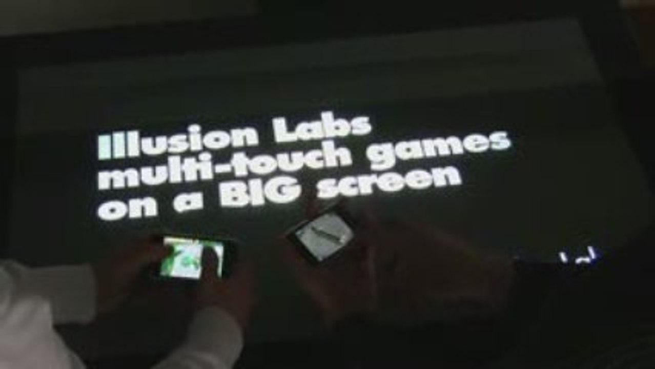 Illusion Labs brings multi-touch gaming to the big screen