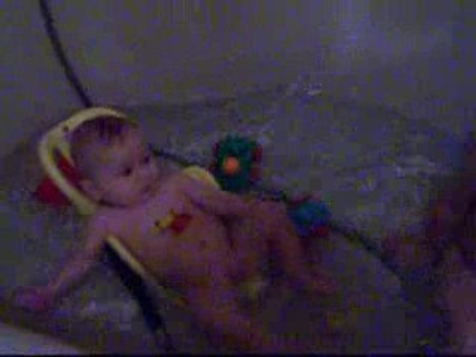 Dans le bain