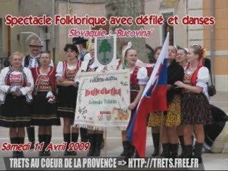 Folklore à Trets : "Bucovina" SLOVAQUIE [11 Avril 2009]