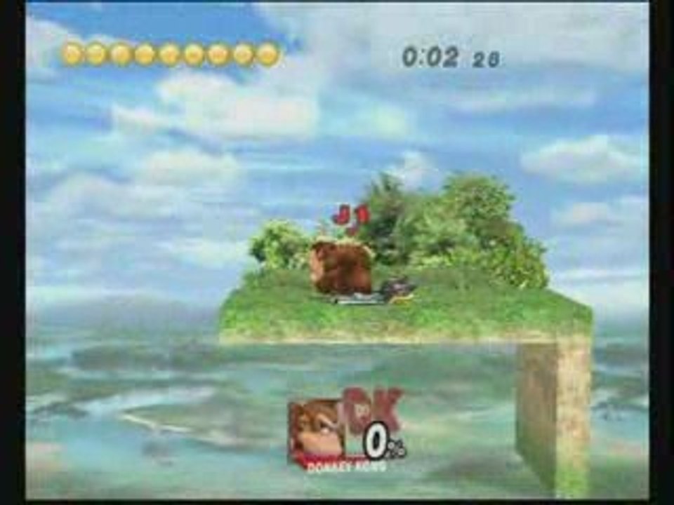 SSBB - Smash dans le mille Donkey Kong