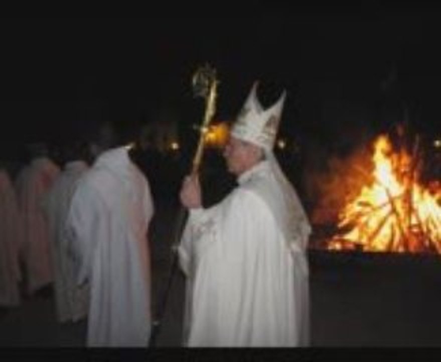 Homélie de Mgr d FALCO la nuit Pascale 2009 à GAP