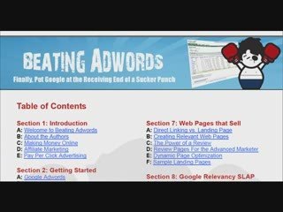 Beating Adwords