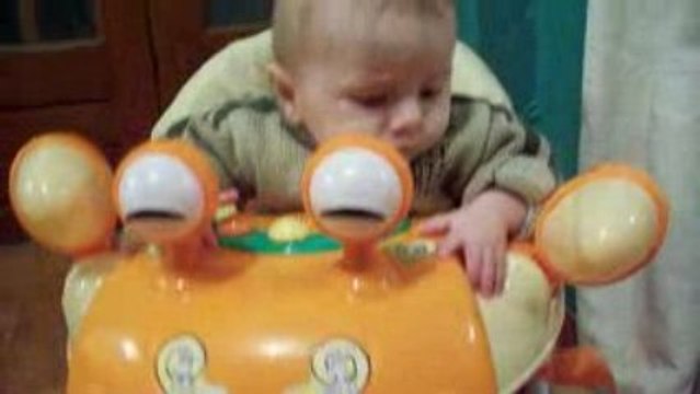 Essai avec le trotteur!