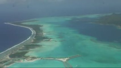 Moorea - By plane...