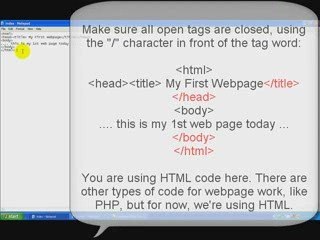 How to Make Your 1st Webpage Using Notepad, Already on Yo...