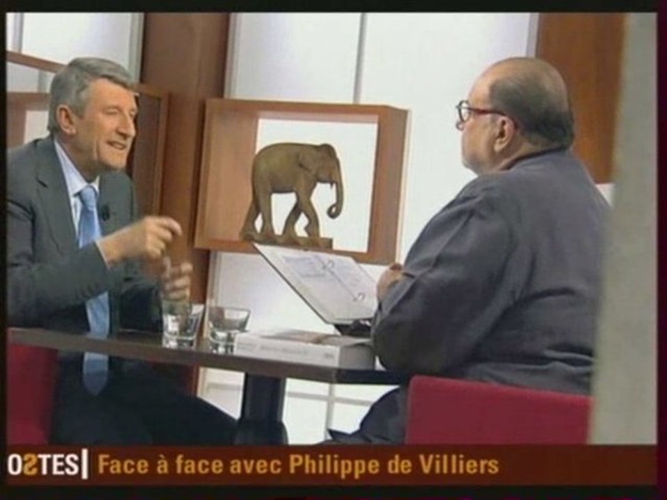Philippe de Villiers dans "Ripostes"  (1/2)