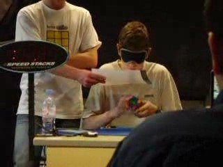 Rubik's cube Blindfolded par Gprano