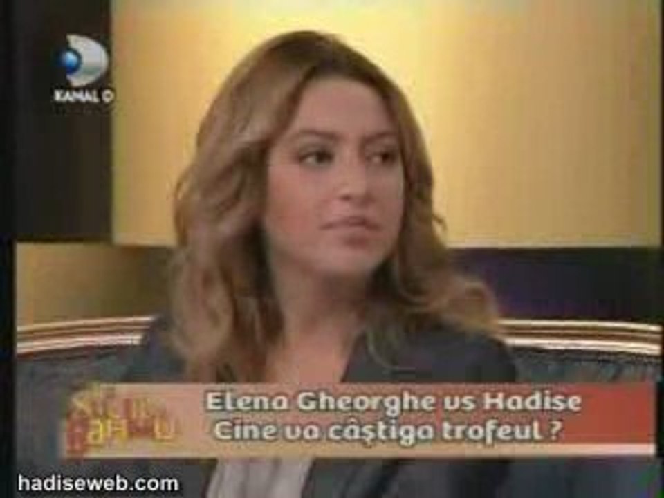 Hadise ve Romanya Temsilcisi Elena Gheorghe