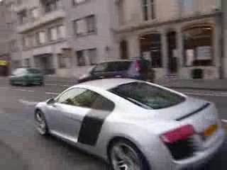 audi r8 grise nancy