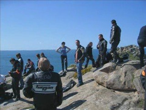 Balade moto de pâques Moto 29 Brest 2009