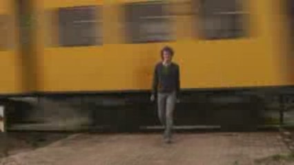 Guy gets hit by a train