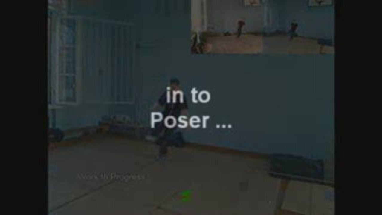 Markerless Motion Capture Bvh Animation Test