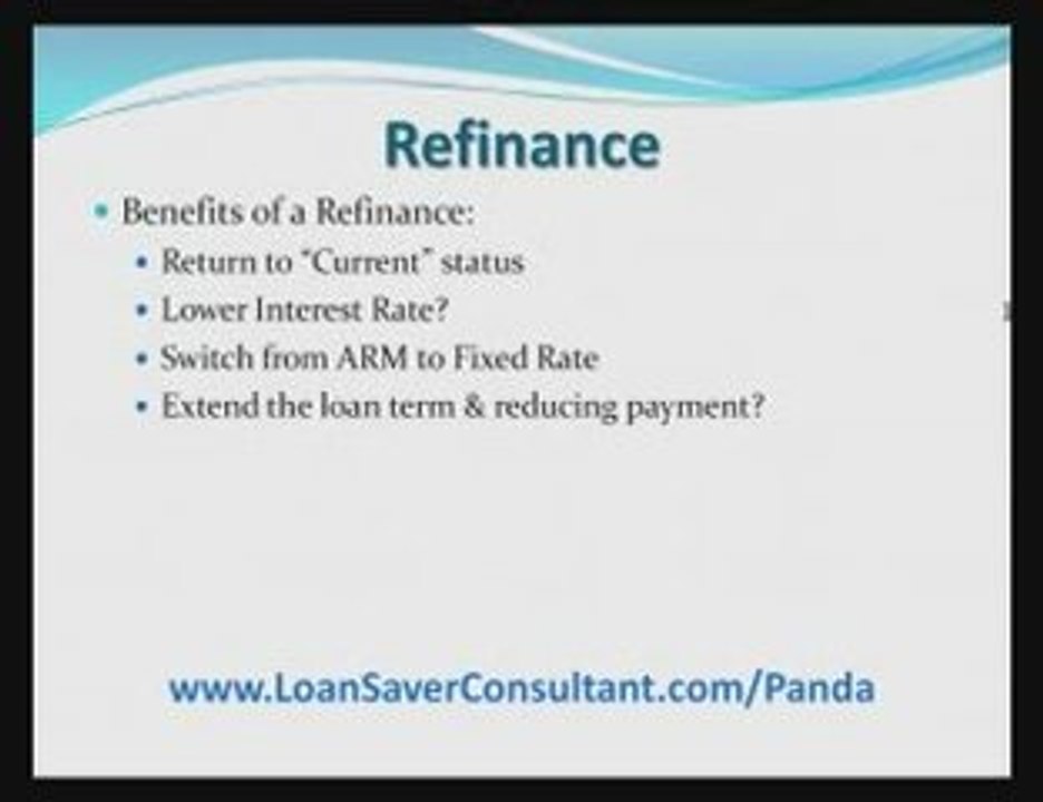 Behind on Mortgage - Is a Refinance available? by Loan Sa...