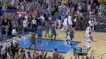 NBA Jason Terry hits the game winner against the Timberwolve