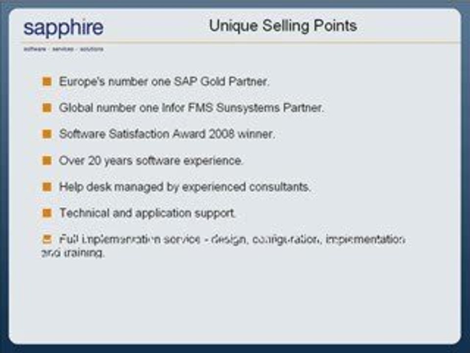 SunSystems, SAP Business One (Business 1), SAP Business B...