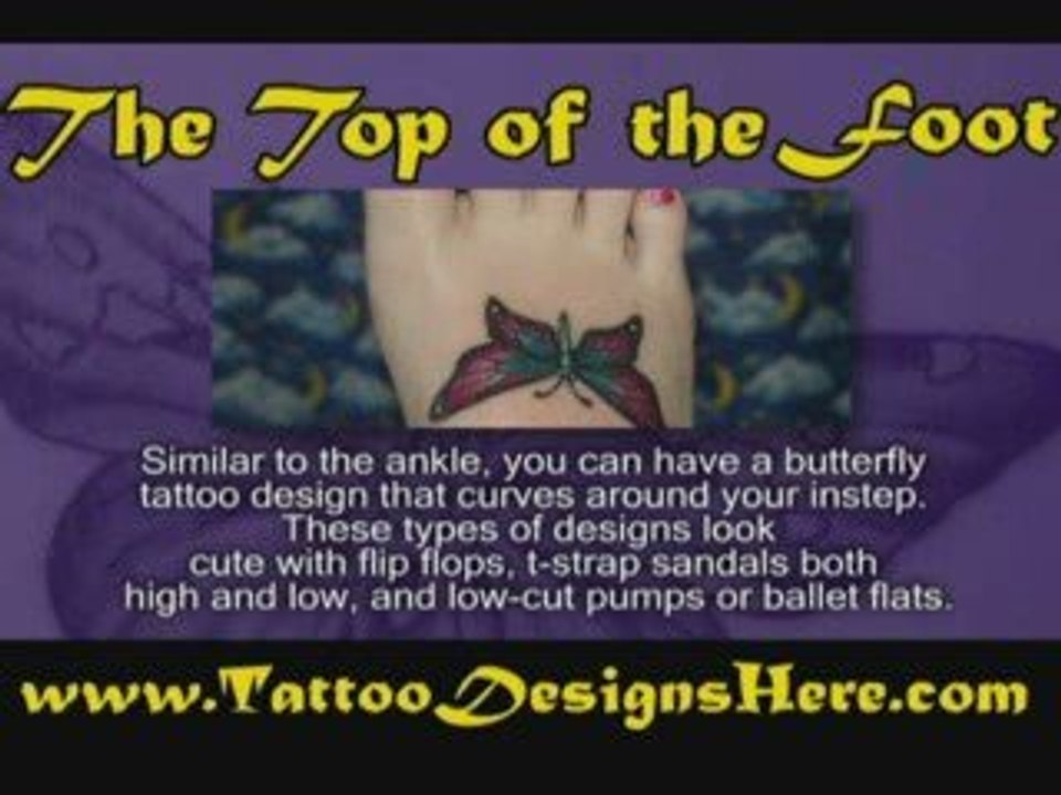 Butterfly Tattoos - Sexiest Places to Put Them