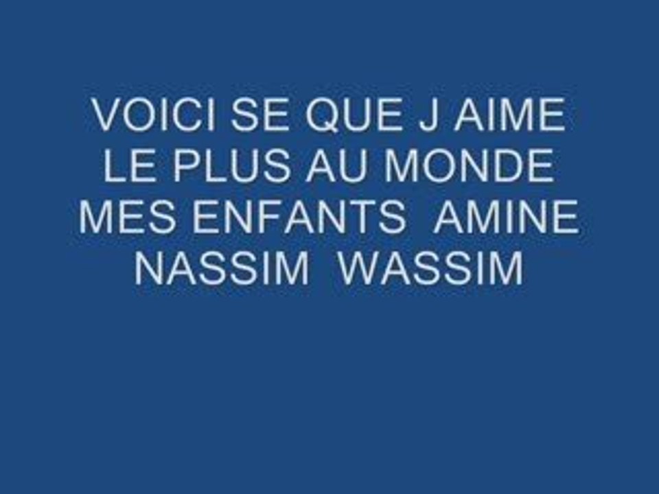 LES AMOUR DE MA VIE MES ENFANTS