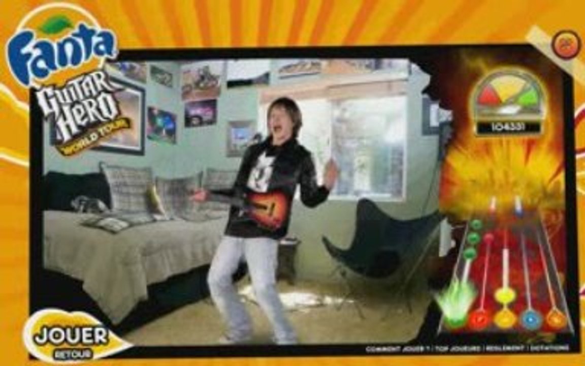 Fanta Guitar Hero Wolrd Tour Libbye Guitare 163918 points