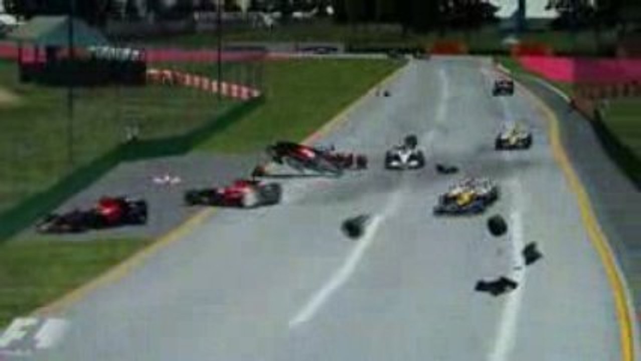 Crash de Kovalainen sur MCLaren