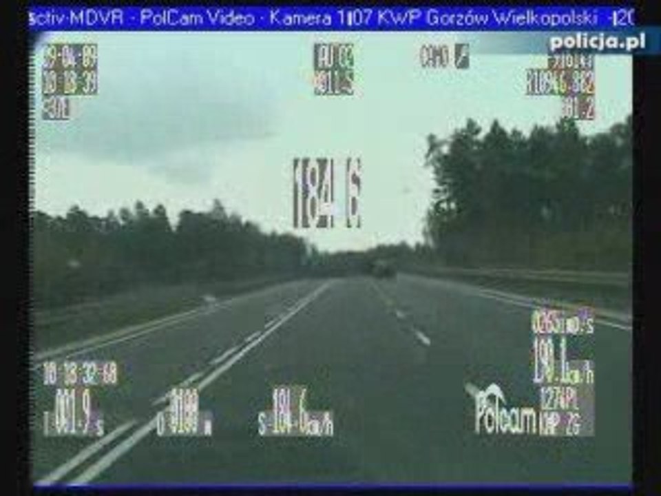 Wyprzedził policję na jednym kole i uciekał 200 km/h!