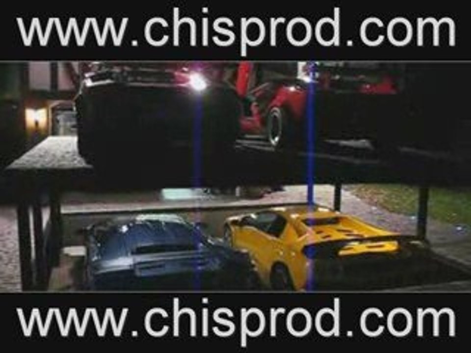 5 LAMBORGINI dans un meme garage