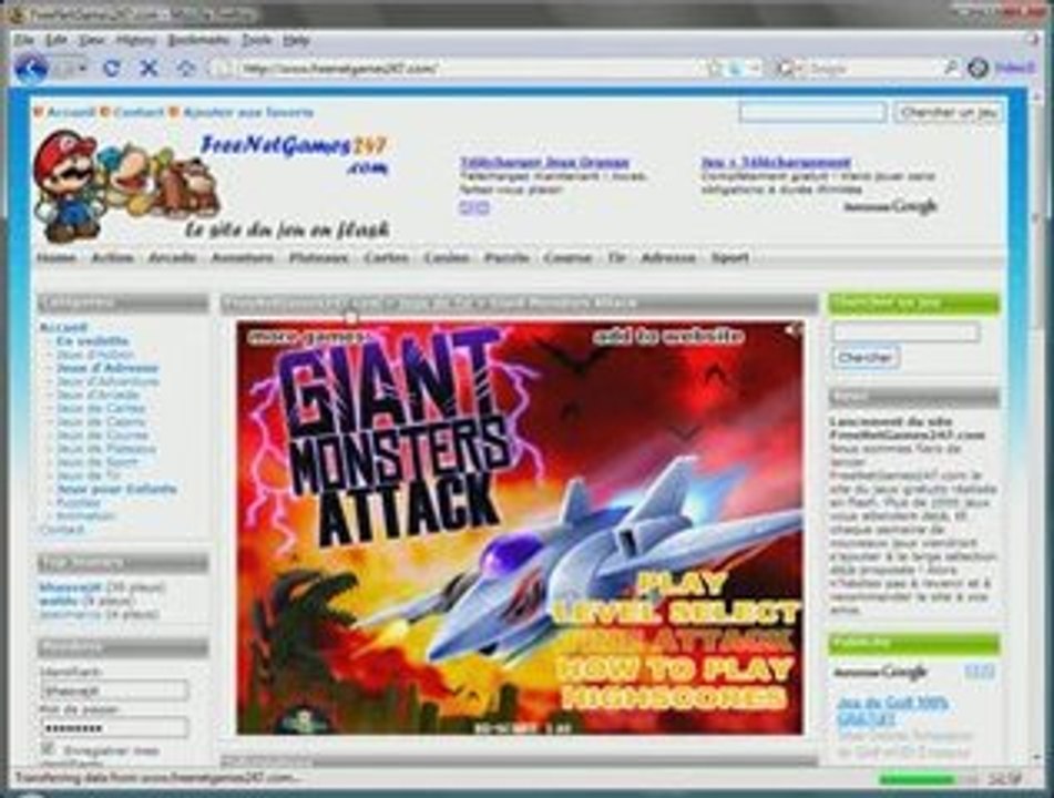 FreeNetGames247.com Site de jeux gratuits en flash