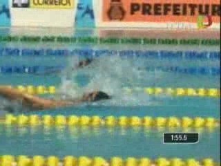 Natación Fem Crippen gana en 200 m espaldas
