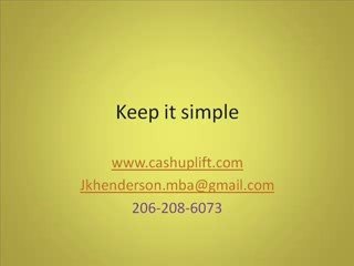 Take Control of Your Situation--Prosperity Starts Now