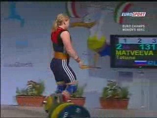 Tatiana Matveeva 131 Clean  & Jerk