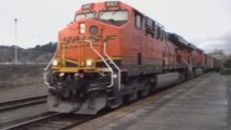 BNSF #6167 W/ Empty Coal Loads