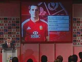Gerald Davies announces the British & Irish Lions squad