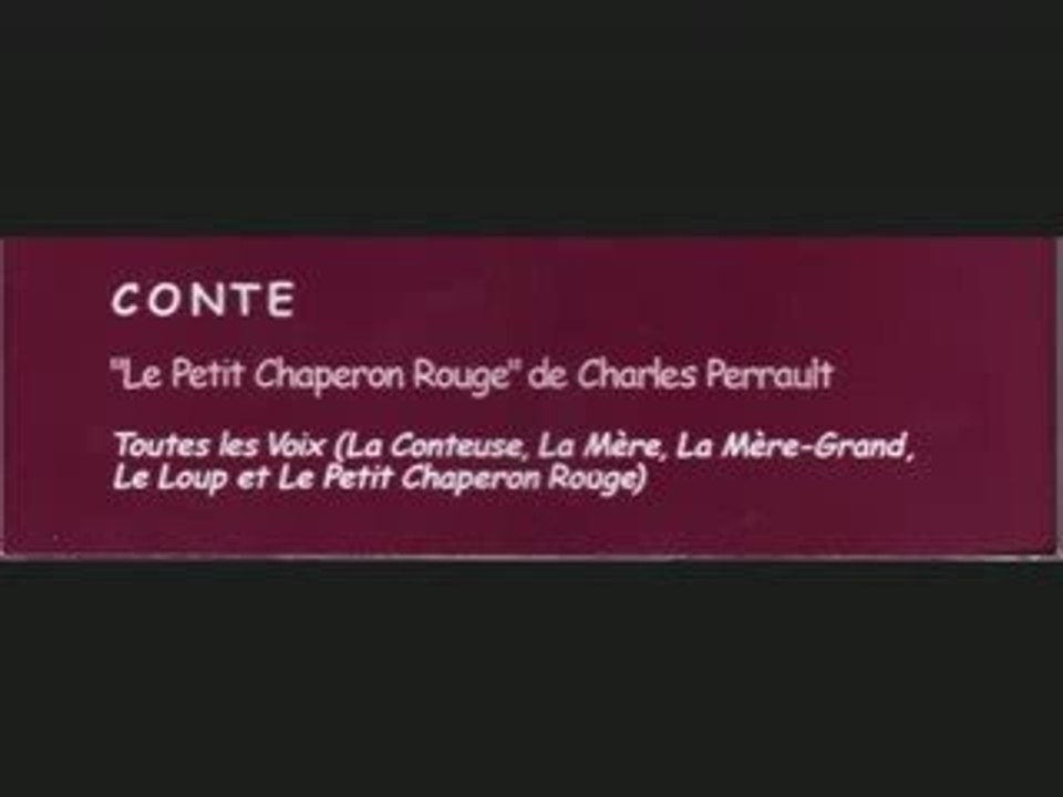 Ellyn DARGANCE - Démo Voix "Le Petit Chaperon Rouge"