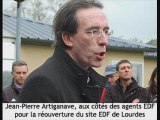 EDF Lourdes : interventions d'André Pujo et J-P Artiganave