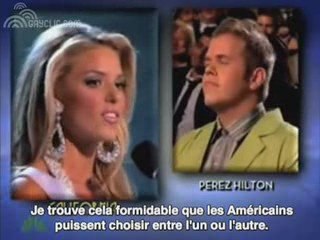 Miss USA 2009 et le mariage gay