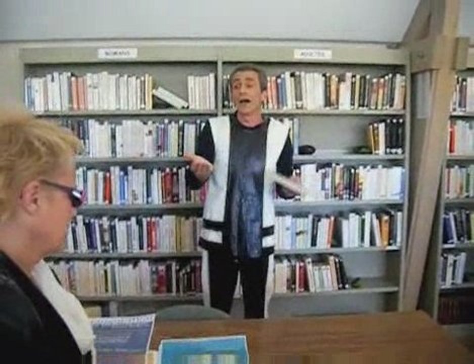 Bibliothèque ibos inauguration compagnie les improsteurs