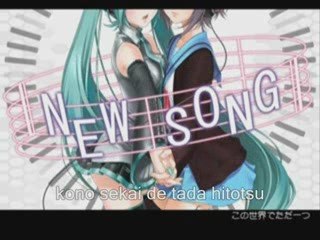 [Vocaloid][Hatsune Miku x Tissue Hime]NEW SONG+lyrics romaji