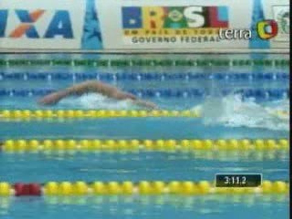 Natación Matt Patton vence y rompe récord