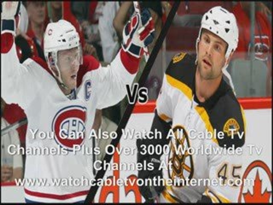 Watch Boston Bruins vs Montreal Canadiens Game 1 Playoffs