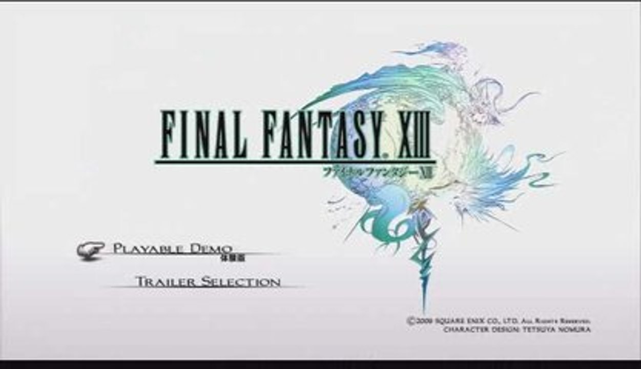 FFXIII demo first 5 minutes