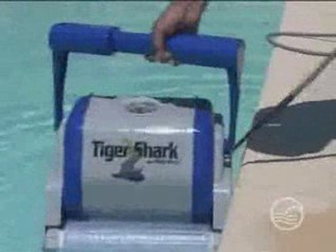 Le robot piscine tiger Shark