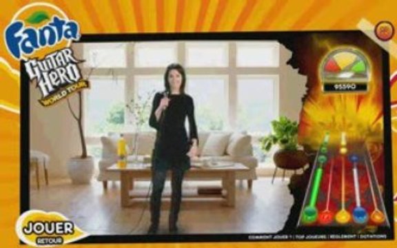Fanta Guitar Hero Wolrd Tour Tetote chant 156521 points