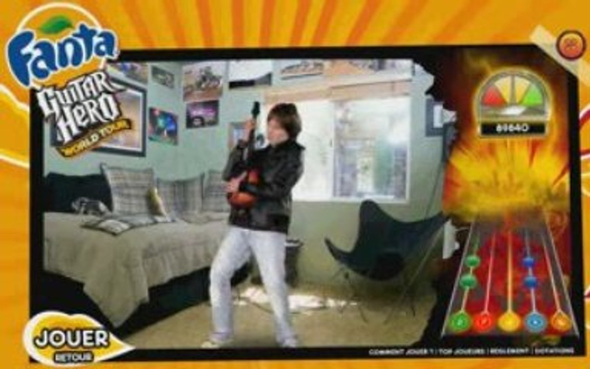 Fanta Guitar Hero Wolrd Tour Tier Guitare 172717 points